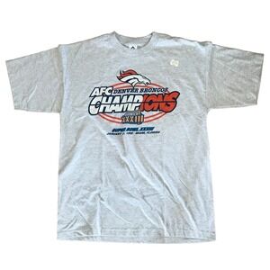 Vintage Denver Broncos AFC Champions 1999 Miami FL Size XL Excellent Condition